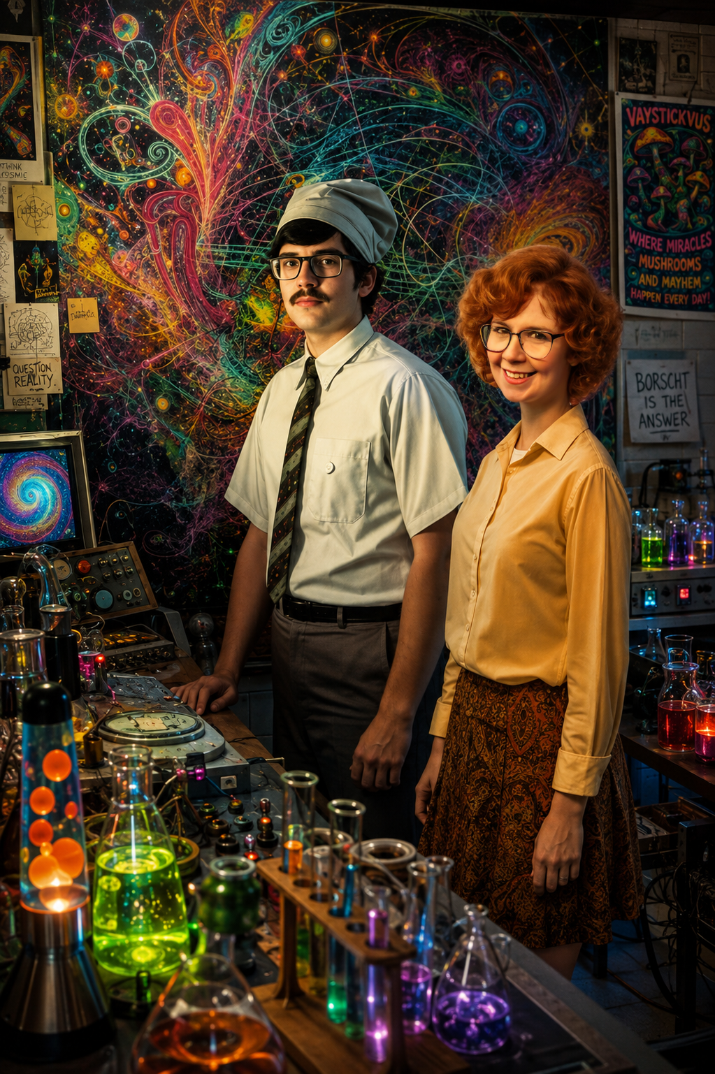 Prissy in the psychedelic laboratory
